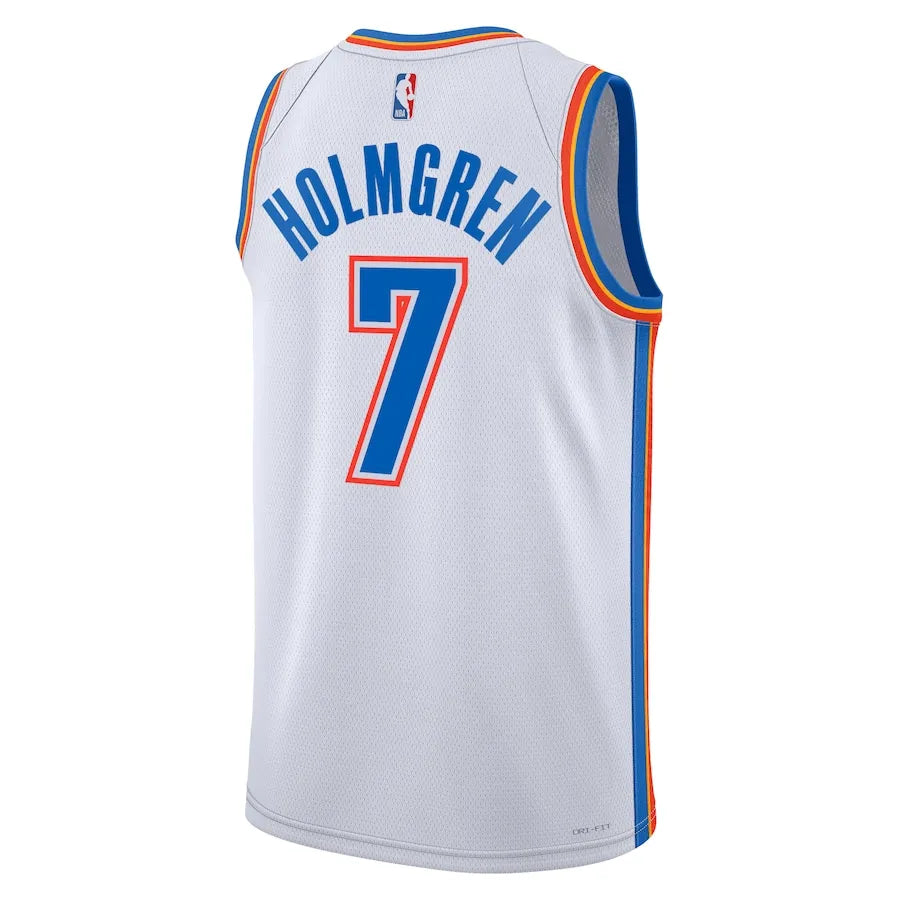 Maillot Association Edition - Oklahoma City Thunder - Blanc - Chet Holmgren