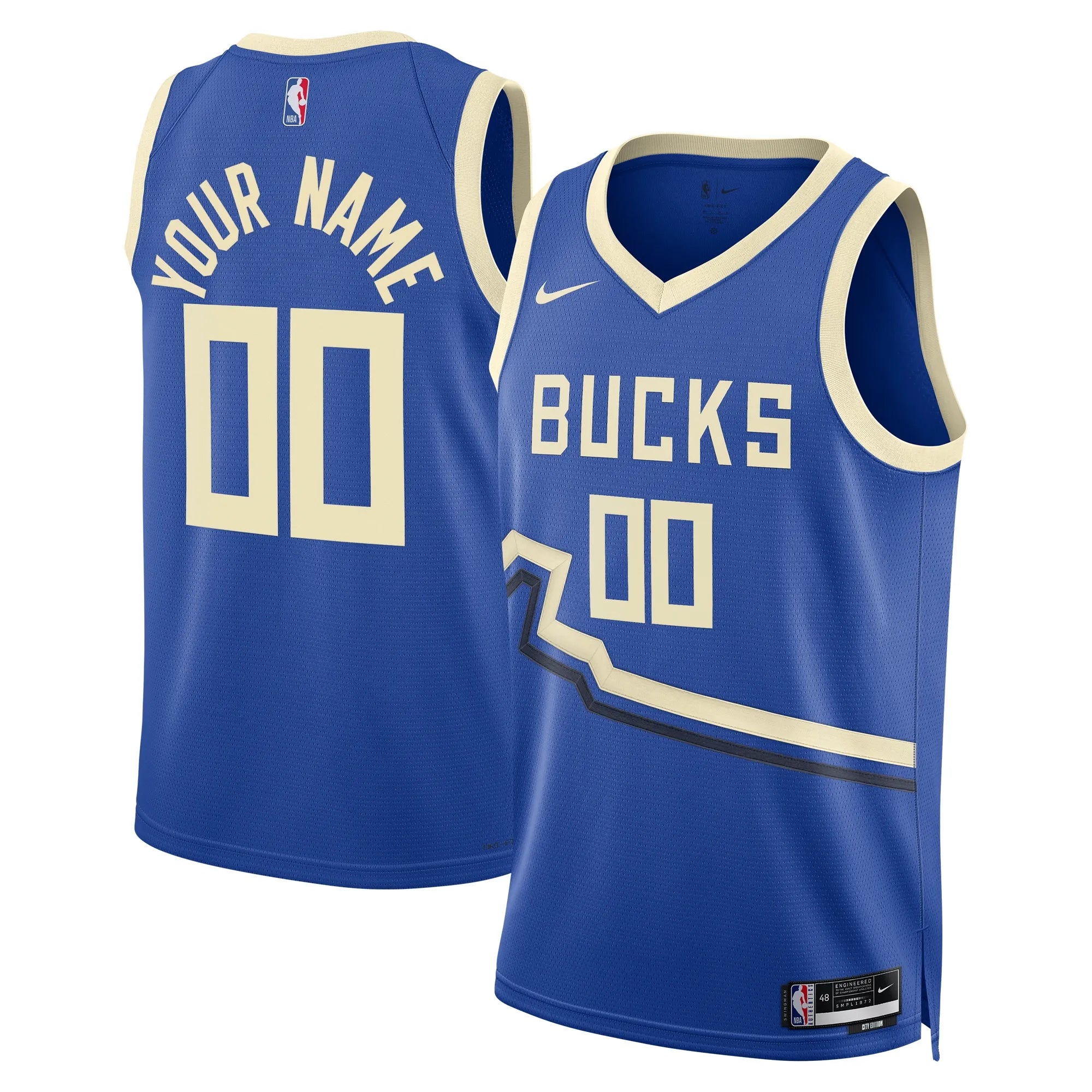 Maillot City Edition - Milwaukee Bucks 2024/2025 - Personnalisé