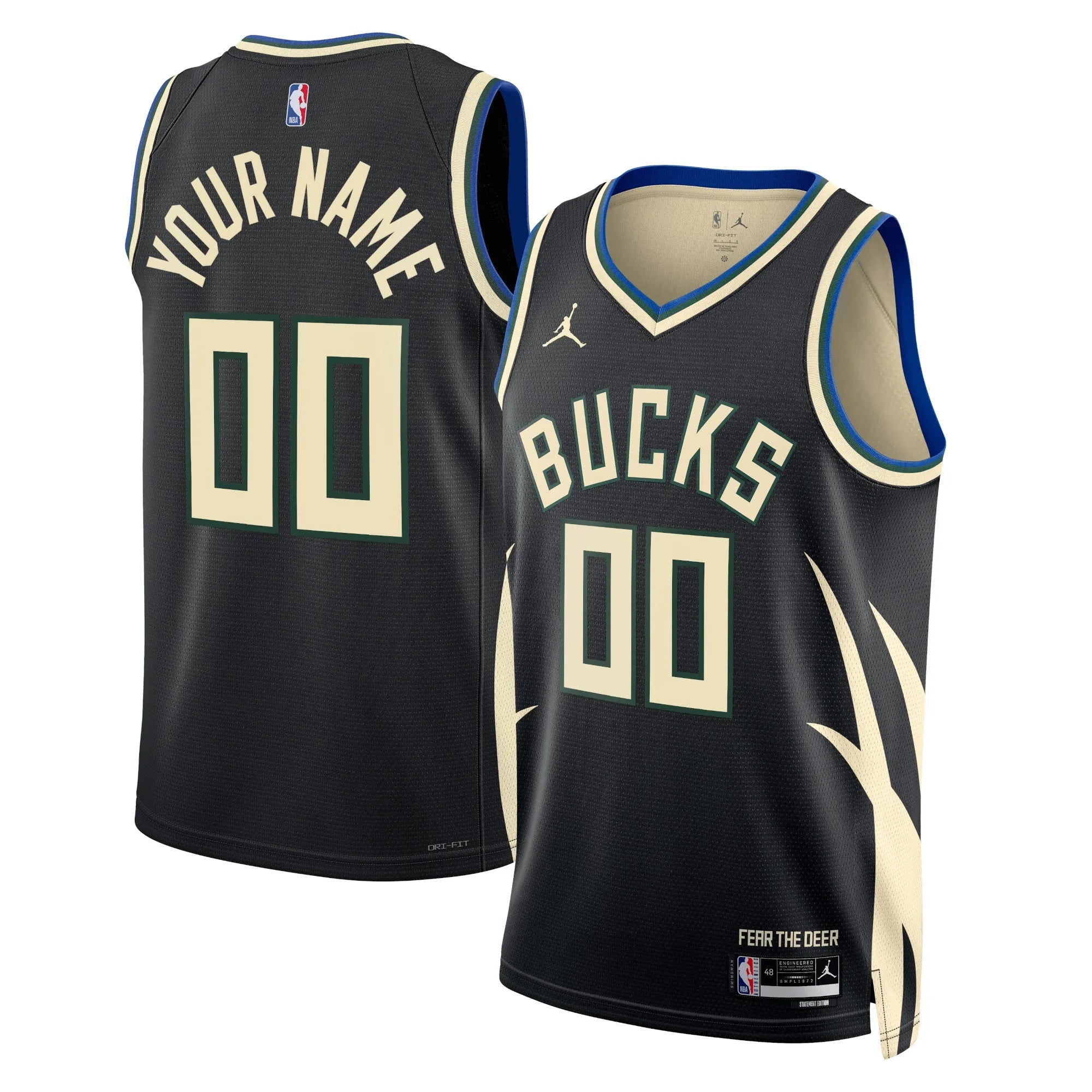 Maillot Statement Edition - Milwaukee Bucks - Personnalisé