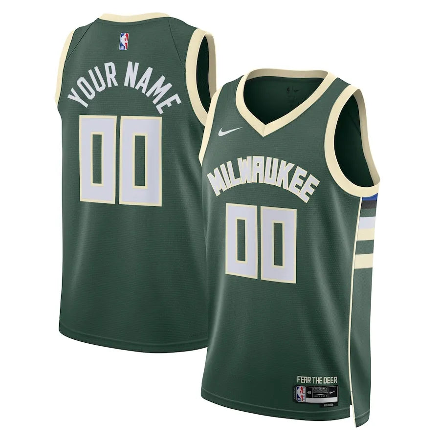 Maillot Icon Edition - Milwaukee Bucks - Personnalisé