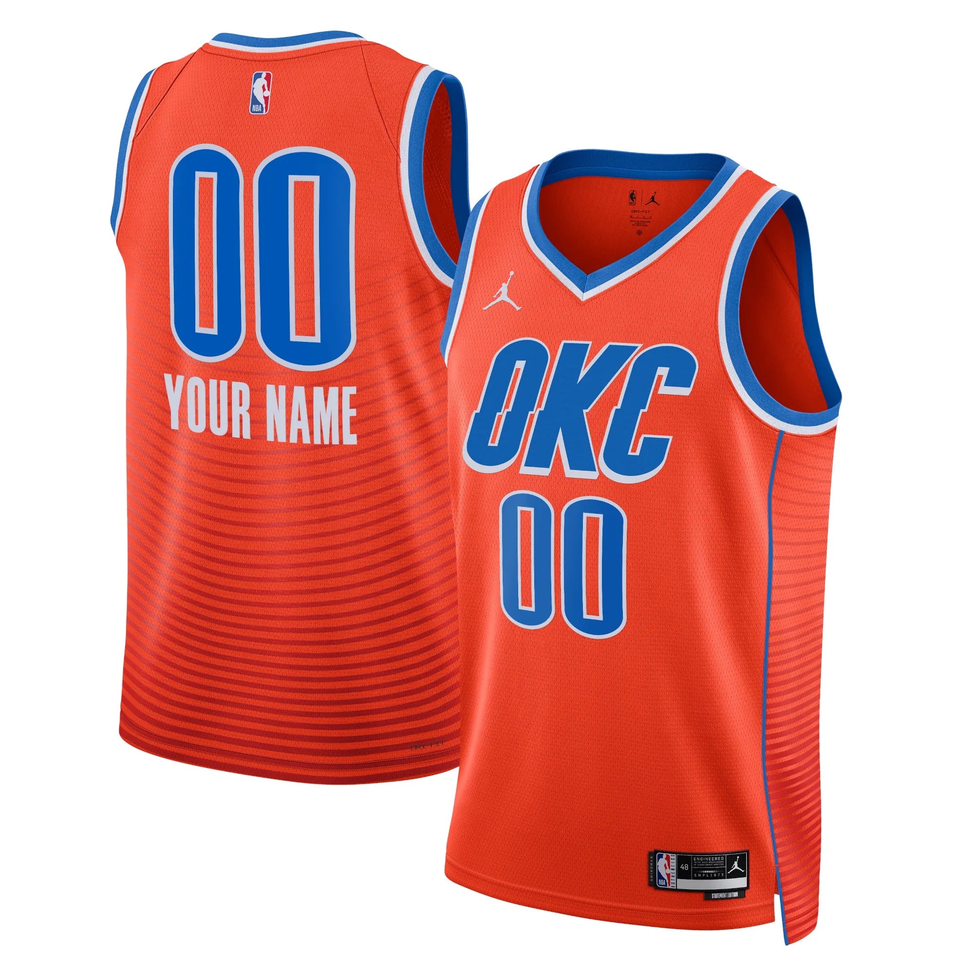 Maillot Statement Edition  - Oklahoma City Thunder  - Personnalisé