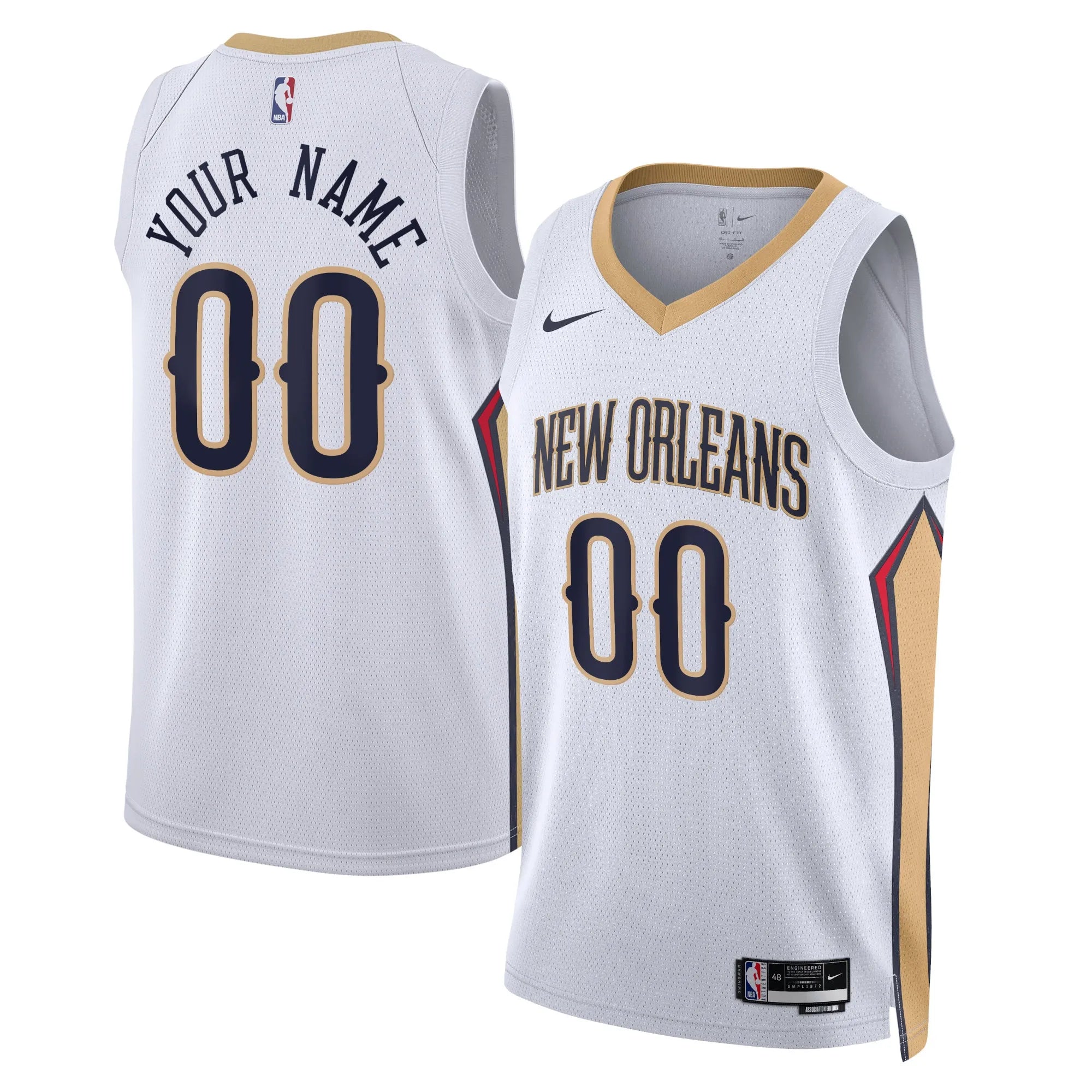Maillot Association Edition - New Orleans Pelicans - Personnalisé
