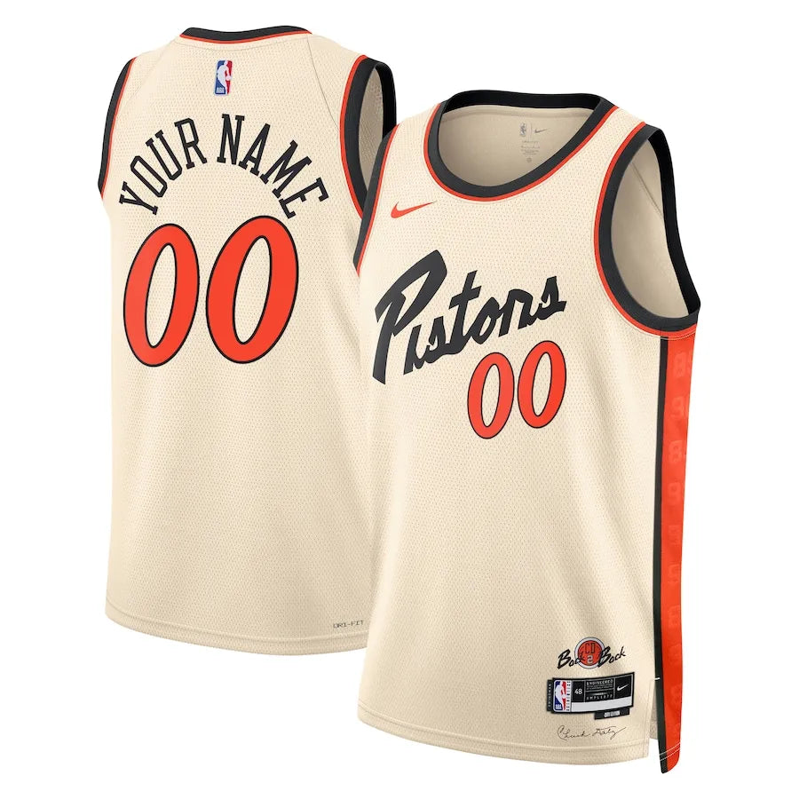 Maillot City Edition - Detroit Pistons 2024/2025 - Personnalisé