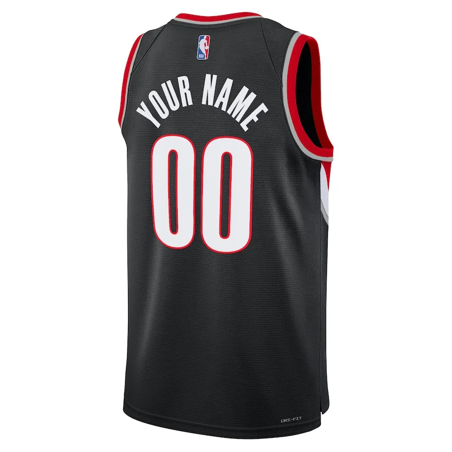 Maillot Icon Edition - Portland Trail Blazers - Noir - Personnalisé