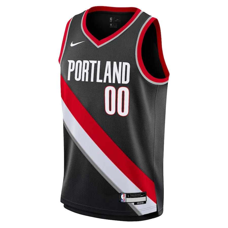 Maillot Icon Edition - Portland Trail Blazers - Noir - Personnalisé